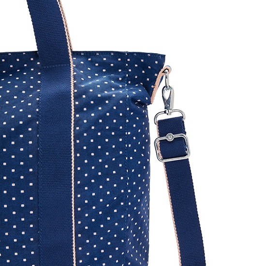 Kipling Asseni Printed Tote Çanta Mavi | TR 1754SG